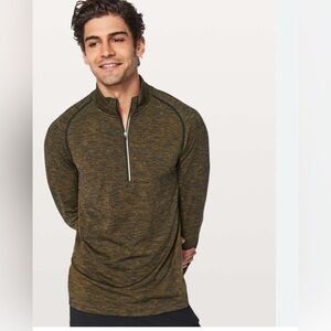 Lululemon Quarter Zip Pullover Olive Green Size XL